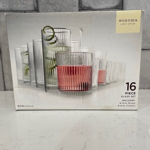 16 piece glass set